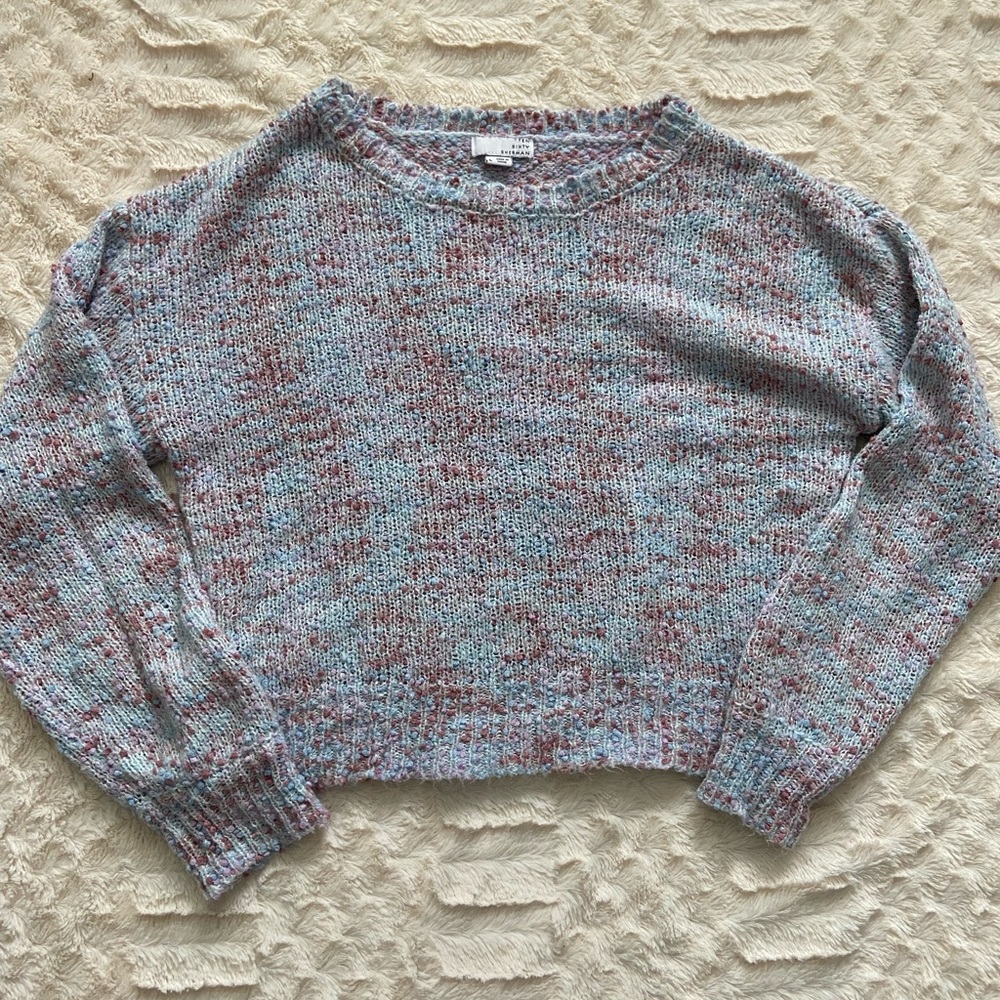 Multicolor cropped sweater